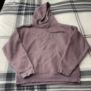 Balance athletica vitality purple maker hood hoodie M